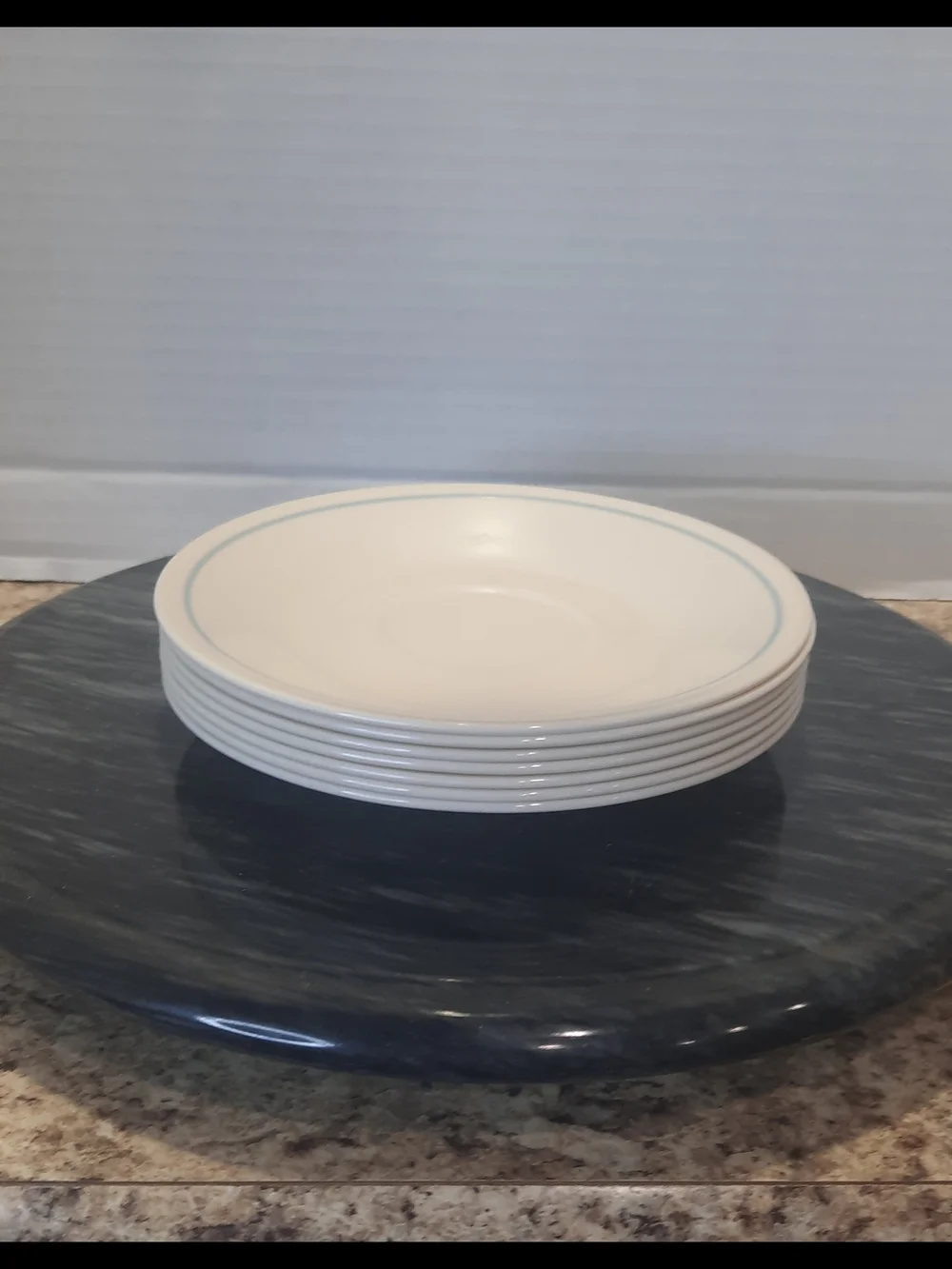 Corelle Morning Blue Saucers X 7